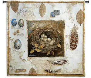 Nested No. 6 (Bird's Nest) | 44" x 42" | Wall Tapestry