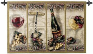 Nouveau Wine | 53" x 35" | Woven Tapestry