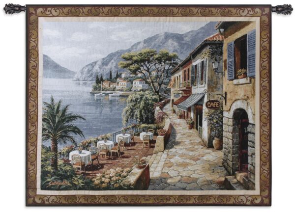 Overlook Cafe ll by Sung Kim | Art Tapestry | 44 x 53