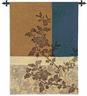 Peony Branch I | 40" x 53" | Woven Wall Tapestry