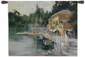 Portofino Heights | 53" x 42" | Tapestry Wall Hanging