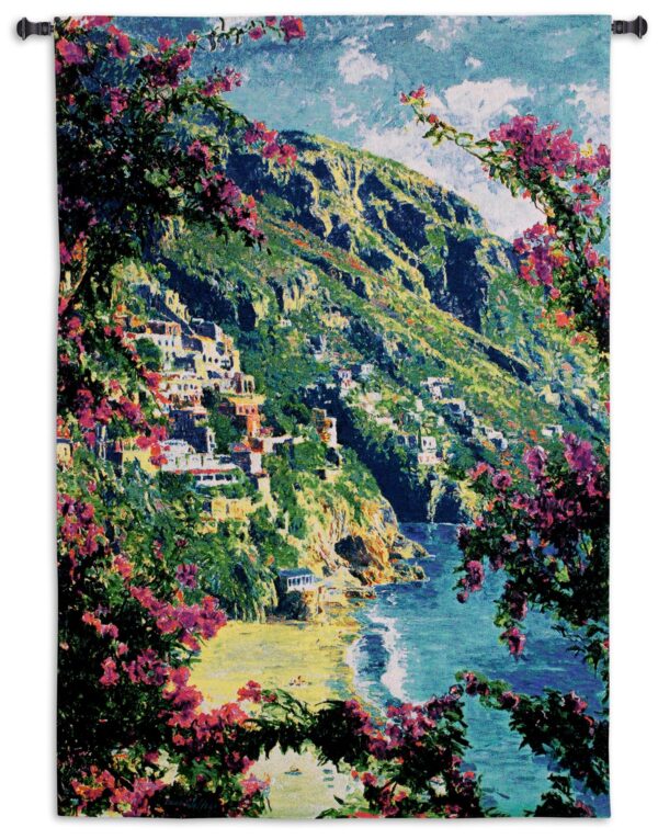 Positano | Amalfi Coast | Woven Tapestry | 53 x 37