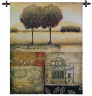 Renaissance Landscape II | 44" x 53" | Tapestry Wall Hanging