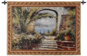 Rose Arch | 53" x 38" | Woven Tapestry