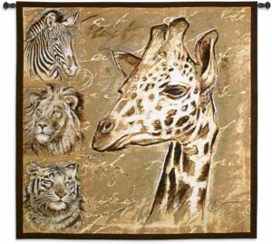 Safari | 52 x 53 | Woven Tapestry