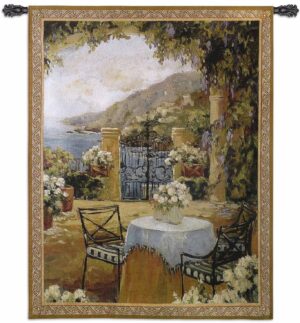 Seaside Terrace | 41" x 53" | Woven Tapestry