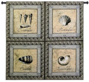 Shellworks Coastal | Wall Tapestry | 44 x 44
