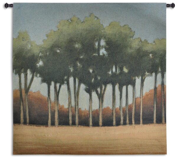 Stand of Trees | Woven Landscape Tapestry | 50 x 52