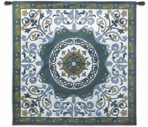 Suzanni Indigo | 53 x 53 | Woven Wall Tapestry