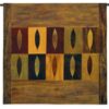 Ten Leaves | Contemporary Tapestry Wall Hanging | 51 x 52