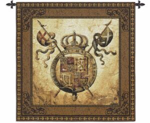 Terra Nova II Old World Crest Tapestry | 53" x 53"