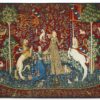 The Lady and the Unicorn Taste | Traditional Woven Art Tapestry | 51 x 62