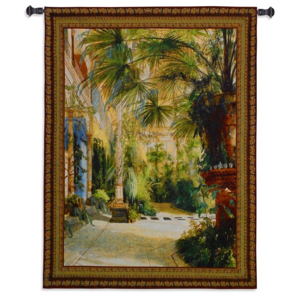 The Palm House | Woven Art Tapestry | 53 x 42
