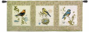 The Songbirds | 65" x 26" | Wall Tapestry