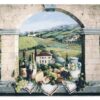 Vino De Tuscany | Large Woven Tapestry | 52 x 75