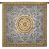 Violaceous Beauty | Woven French Country Motif Tapestry | 52 x 52