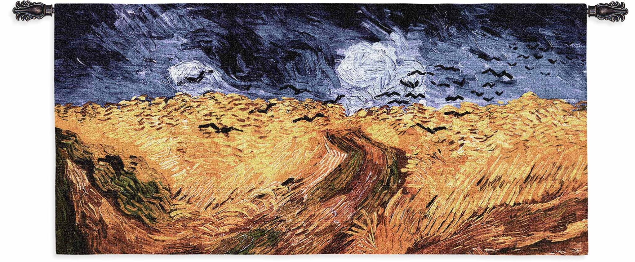 Wheatfield With Crows Vincent Van Gogh Tapestry Art And Home