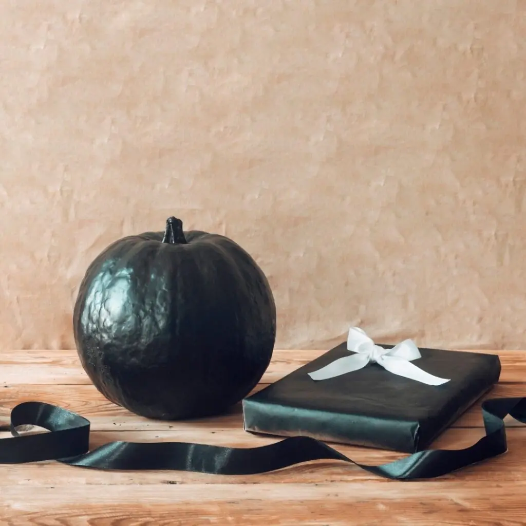 Black Pumpkin Decor