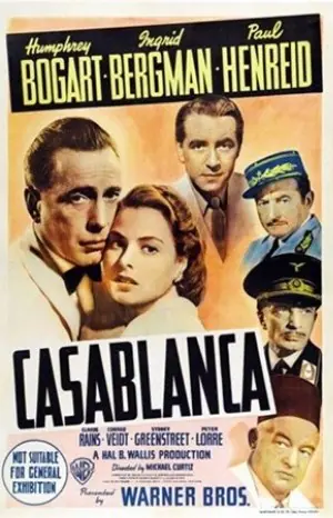 Classic Movie Poster - Casablanca (1942)