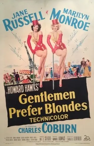 Classic Movie Poster - Gentlemen Prefer Blondes