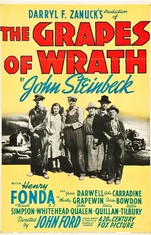 Classic Movie Poster - The Grapes of Wrath (1940)