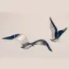 Metal Wall Art Set Soaring Seagulls