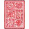 Six Hearts Woven Tapestry Throw Blanket