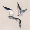 Soaring Seagulls Metal Wall Art Set of 2