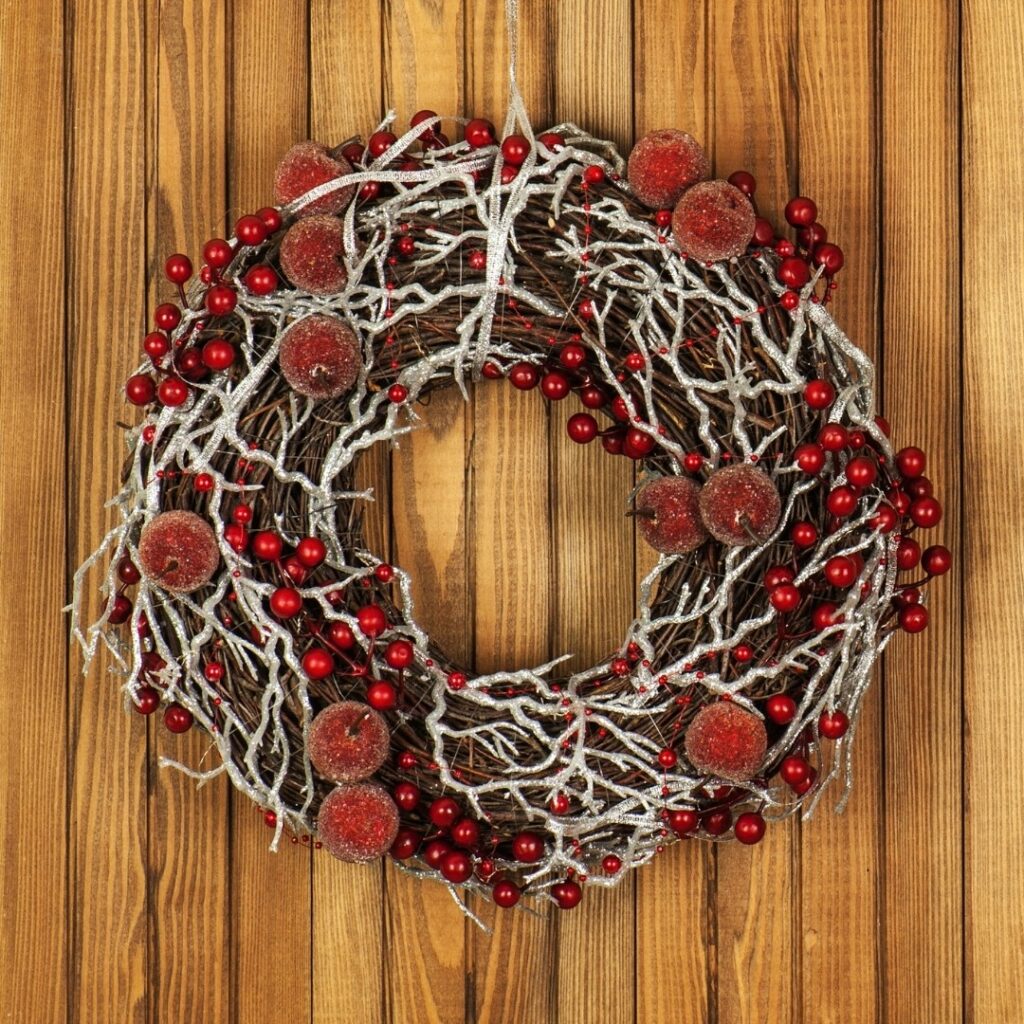 Twigs and Berries Christmas Wreath