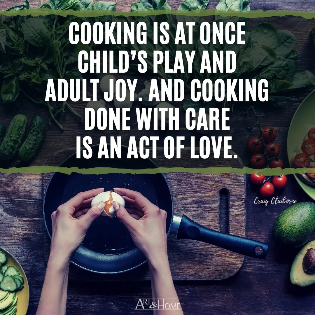 Cooking as an Act of Love Quote from Craig Claiborne