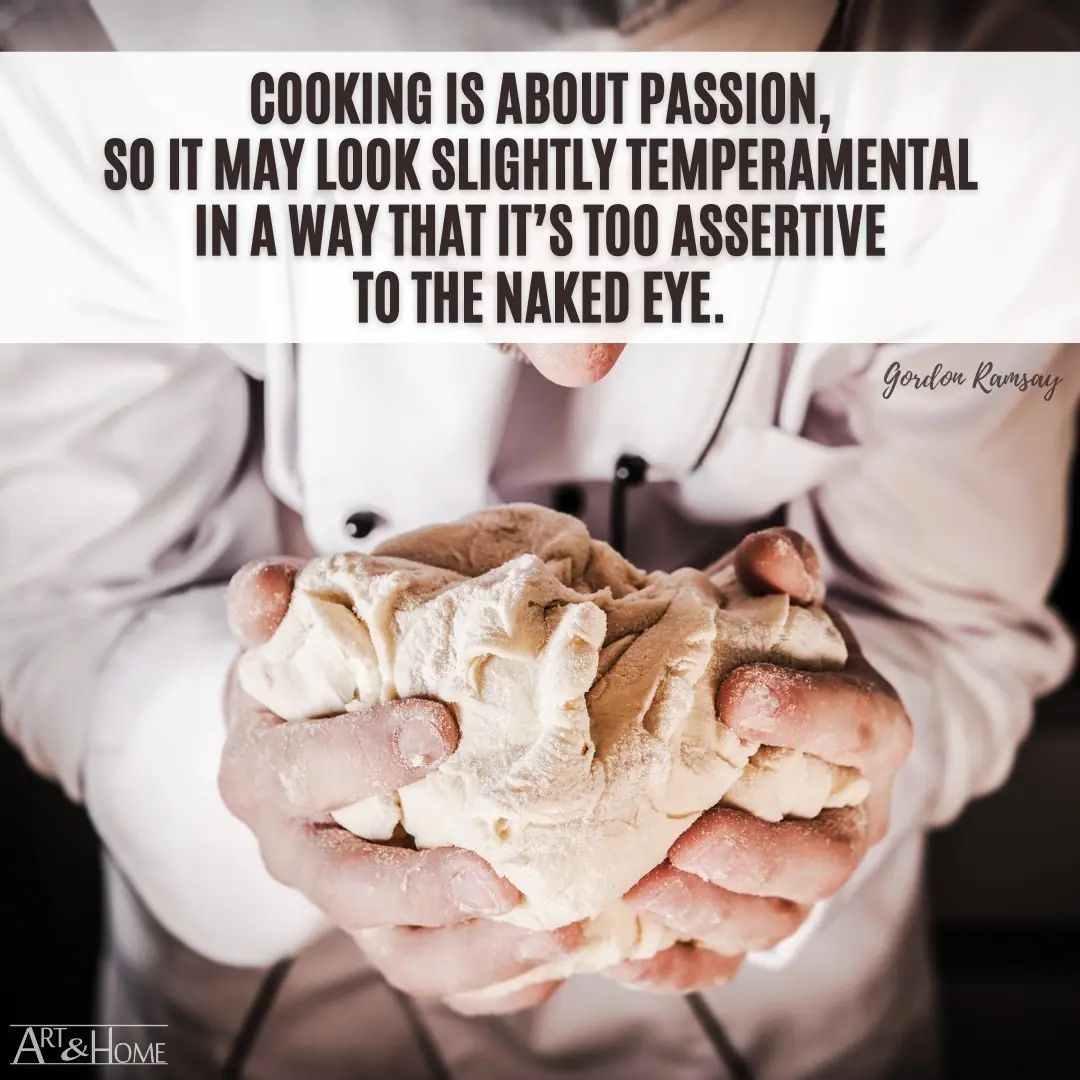Gordon Ramsay Cooking is About Passion Quote