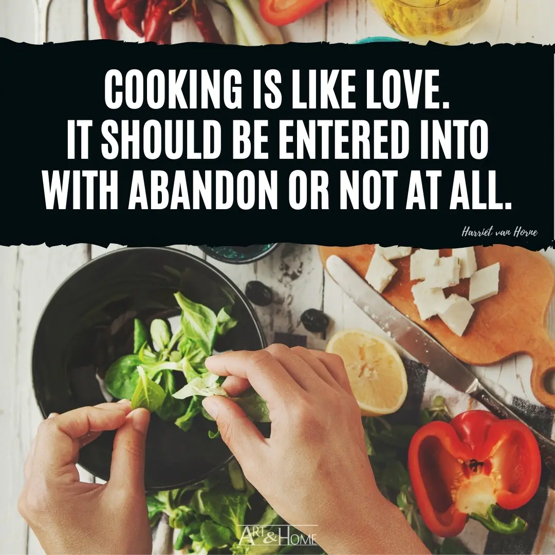 Cooking is Like Love Quote | Inspirational Food Quotes