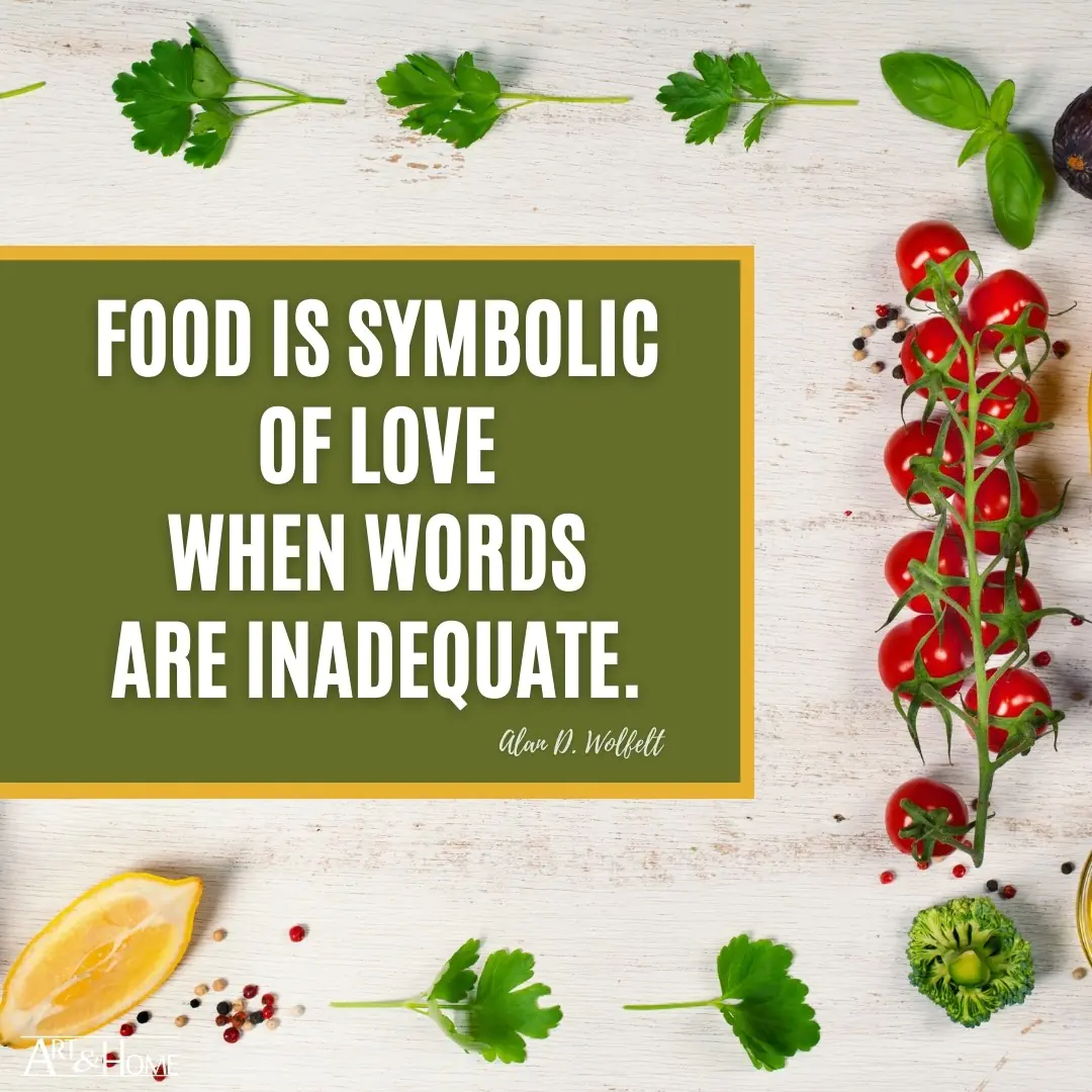 Food is Symbolic of Love Quote