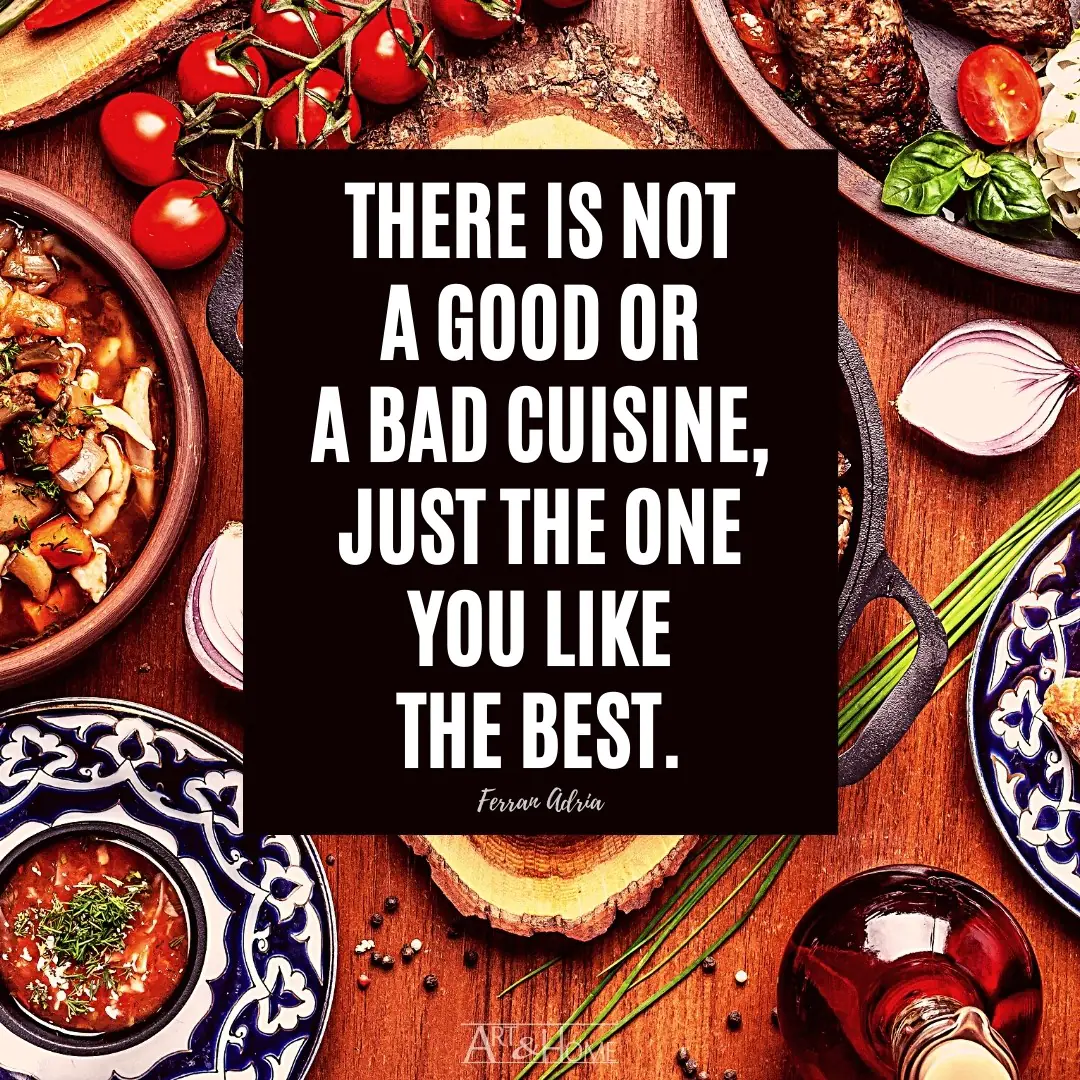 There is not a good or a bad cuisine, just the one you like the best.