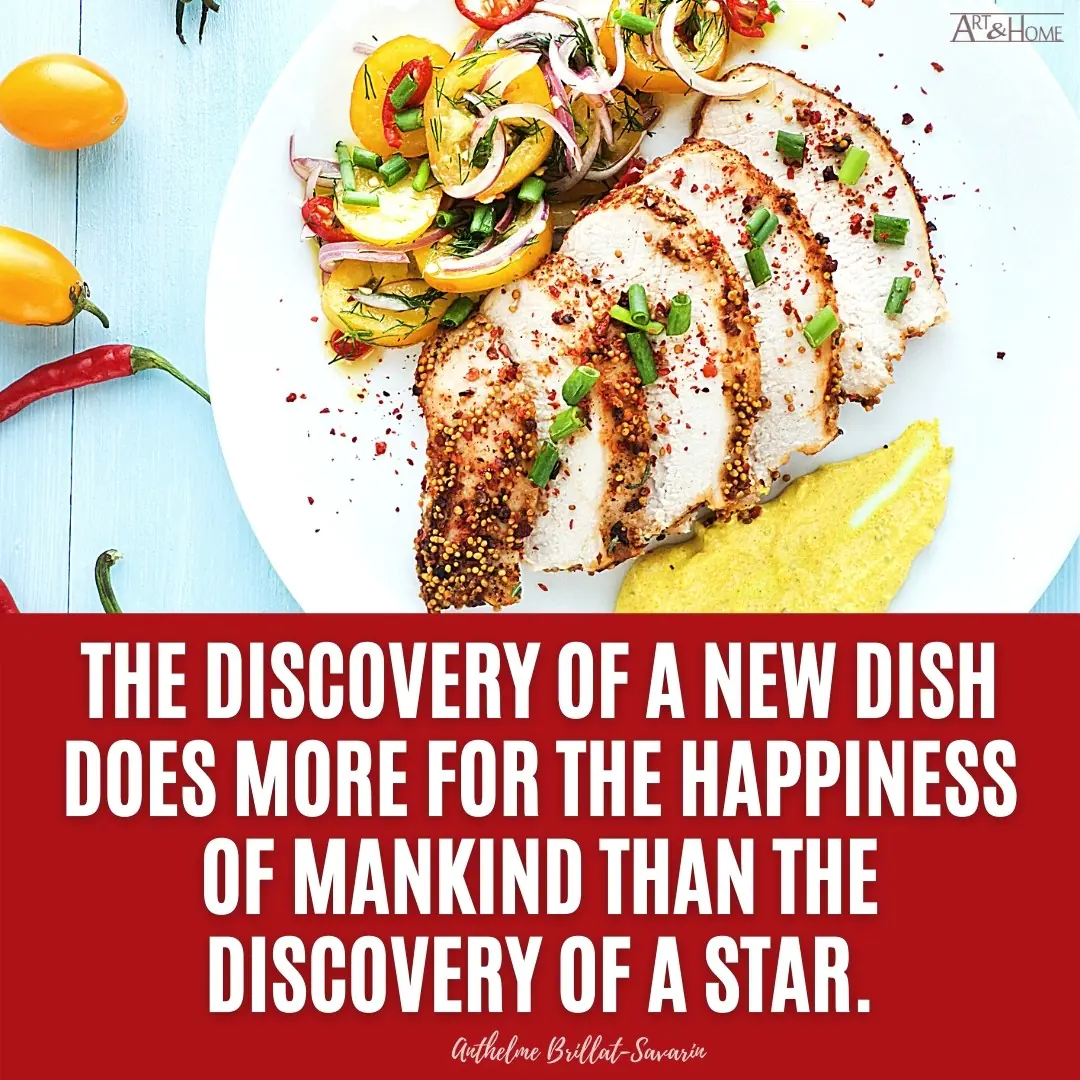 New Food Dish Quote