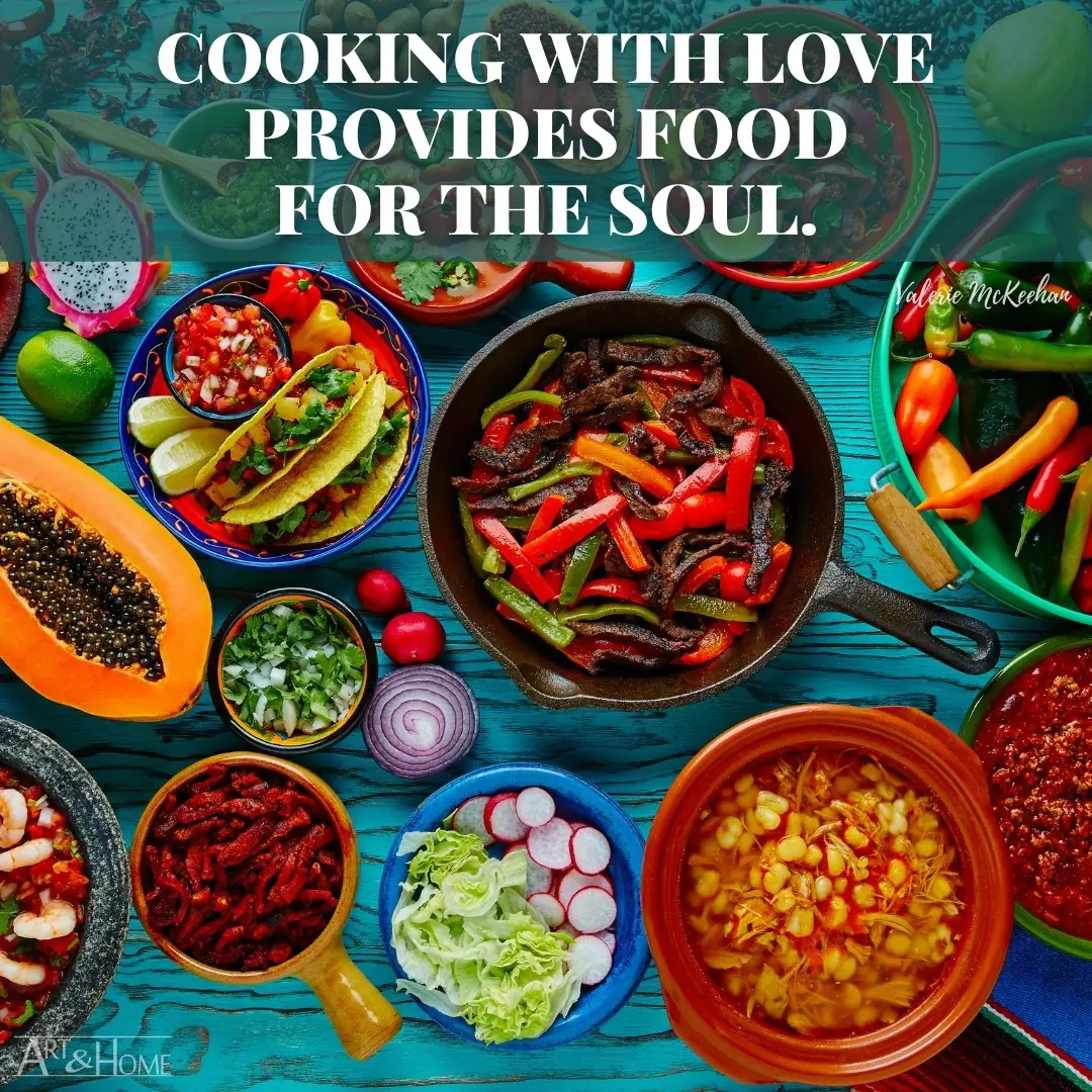 Quote About Cooking with Love Provides Food for the Soul