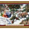 Twelve Days Of Christmas Woven Wall Tapestry
