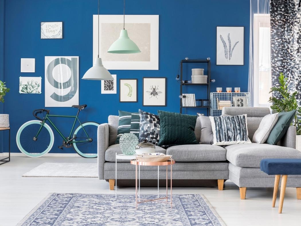 Blue Living Room Decor