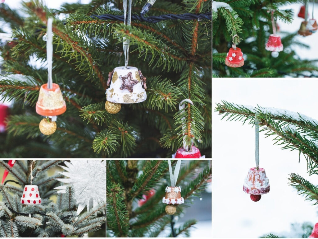 Mini Plant Pot Bells DIY Decoration
