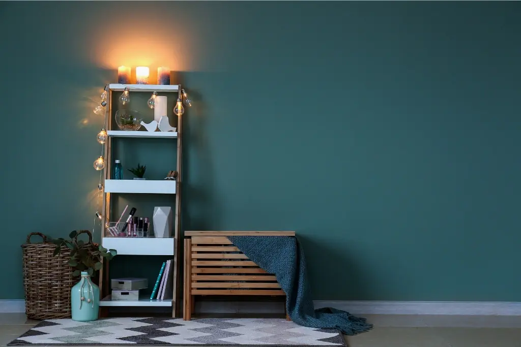 Peacock Blue Living Room