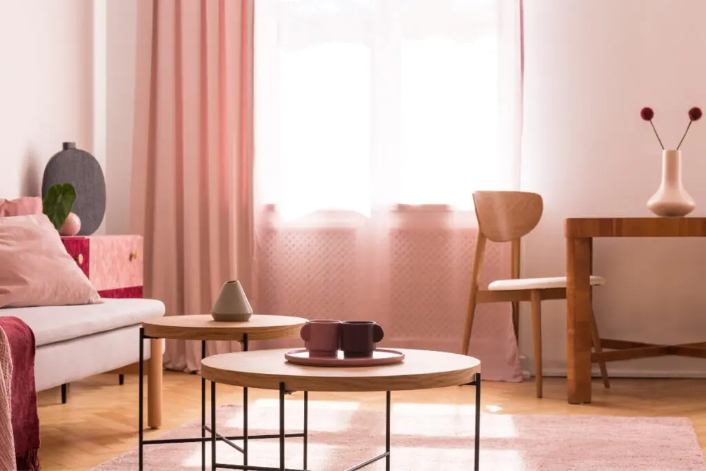 mid-century modern living room