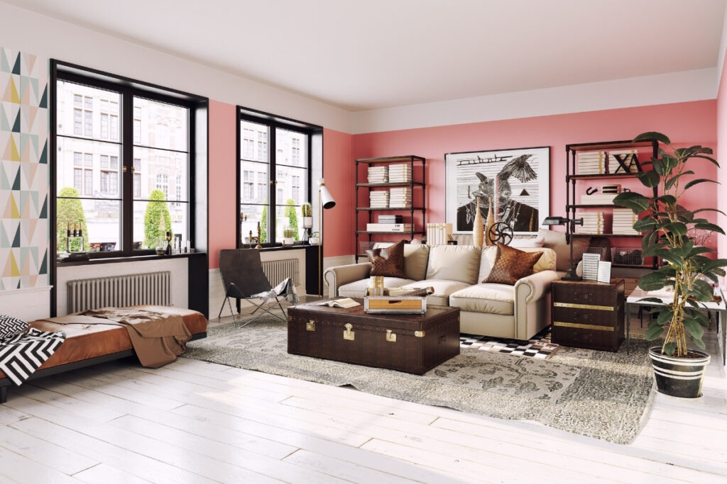 Painting Your Living Room Walls Pink
