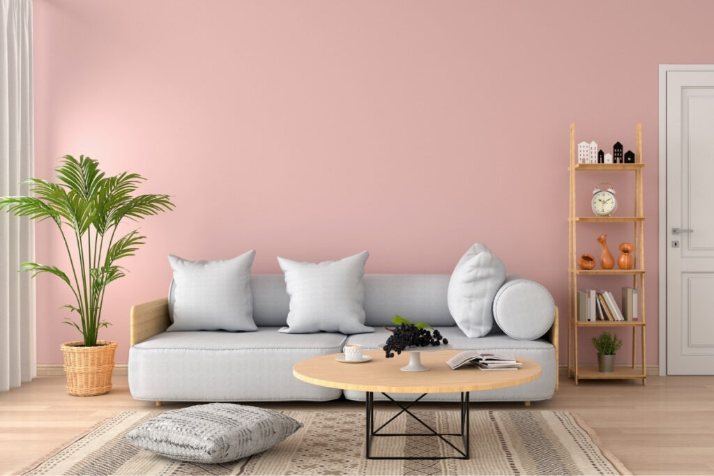 60+ Pink Living Rooms & Pink Decor Ideas to Inspire | Art & Home