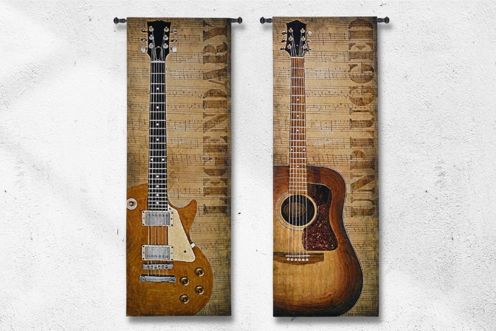 Guitar Tapestry Wall Hangings