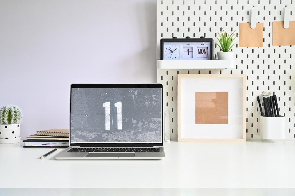 Home Office Pegboard Organizer