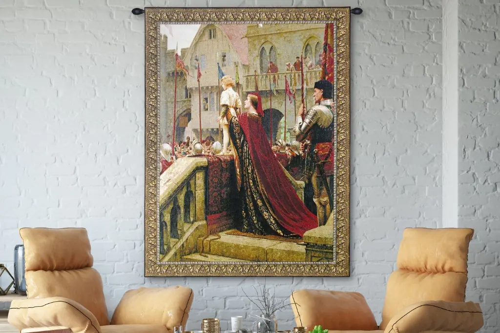 Blair Leighton’s A Little Prince Medieval Tapestry