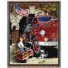 Childhood Dreams Firefighter Throw Blanket 1120-T