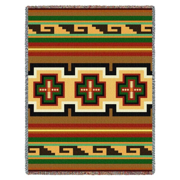Hayat Southwest Tribal Throw Blanket 6639-T