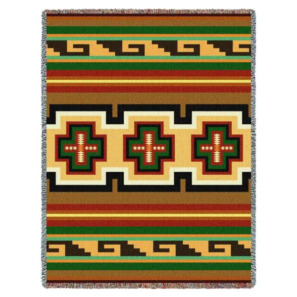 Hayat Southwest Tribal Throw Blanket 6639-T