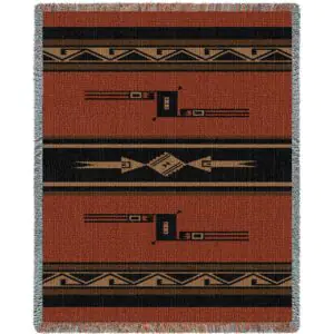 Mesquite Earth Southwest Tribal Throw Blanket 3875-T